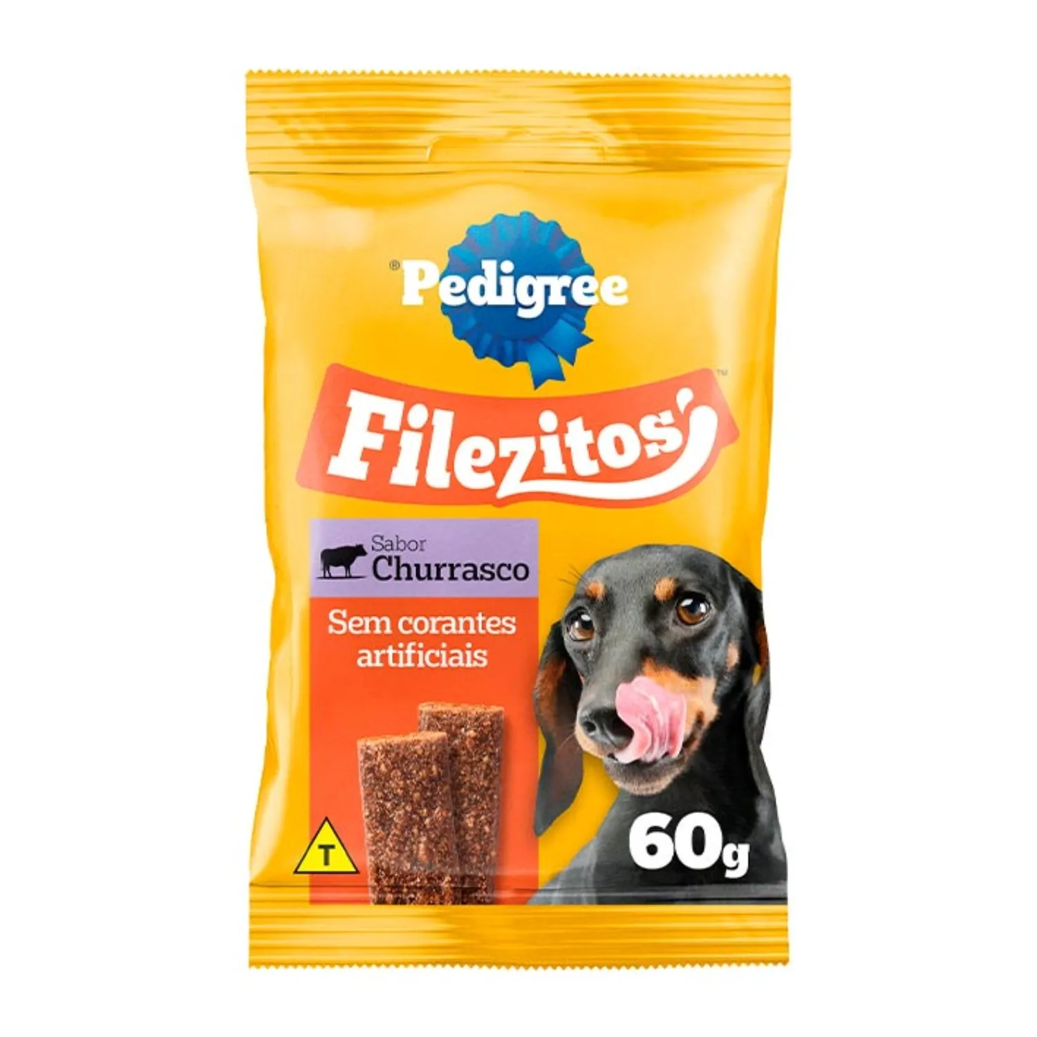 Petisco Pedigree Filezitos Bifinho para Cães Adultos Churrasco