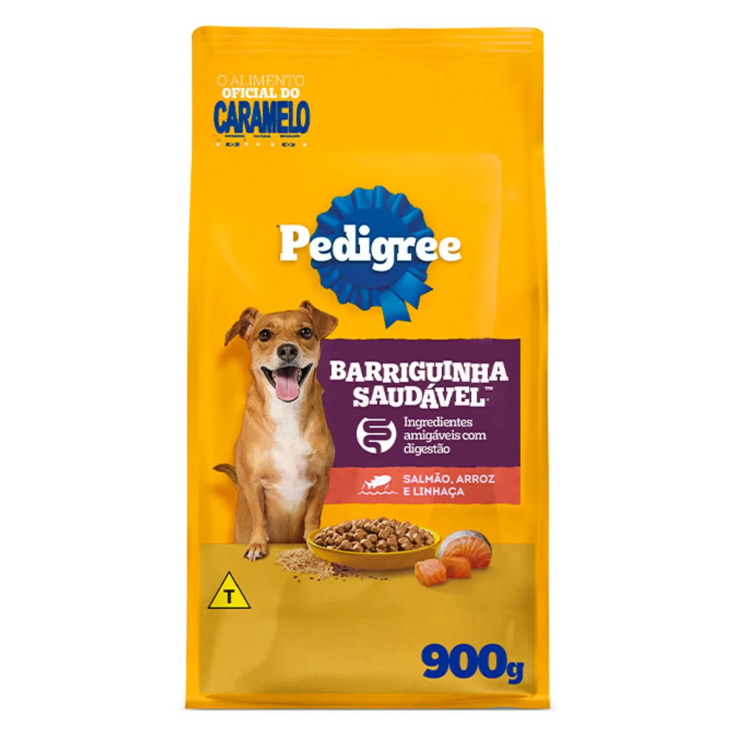Ração Pedigree Barriguinha Saudável Salmão Cães Adultos Raças Pequenas e Minis