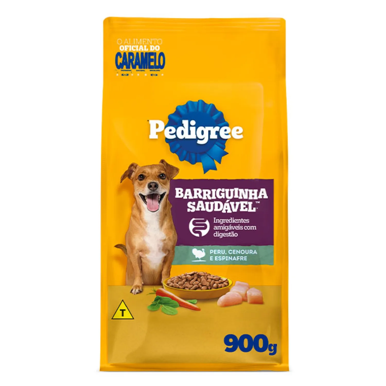 Ração Pedigree Barriguinha Saudável Peru Cães Adultos Raças Pequenas e Minis
