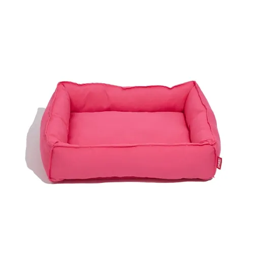 Cama Retangular para Cães e Gatos Spike Rosa