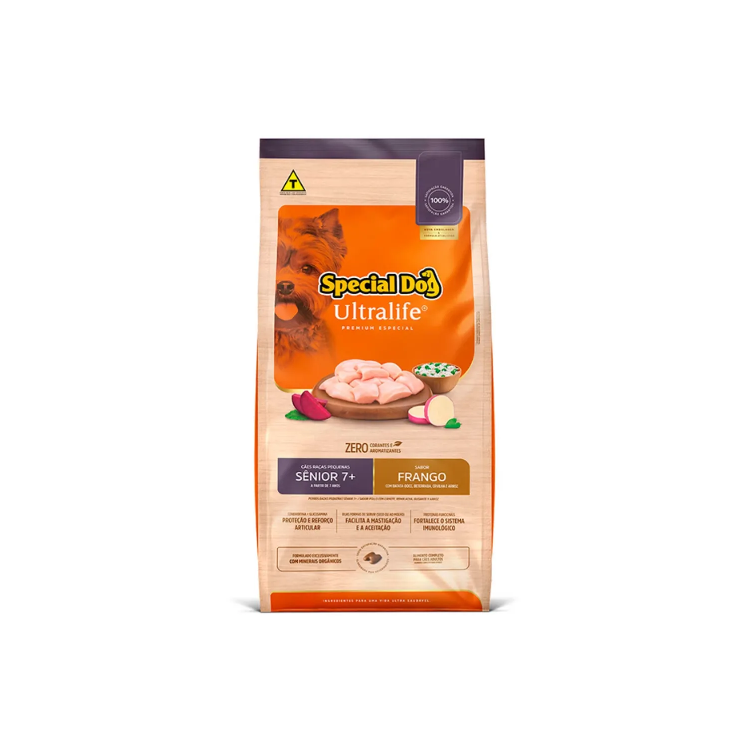 Ração Special Dog Ultralife Cães Sênior Raças Pequenas Frango