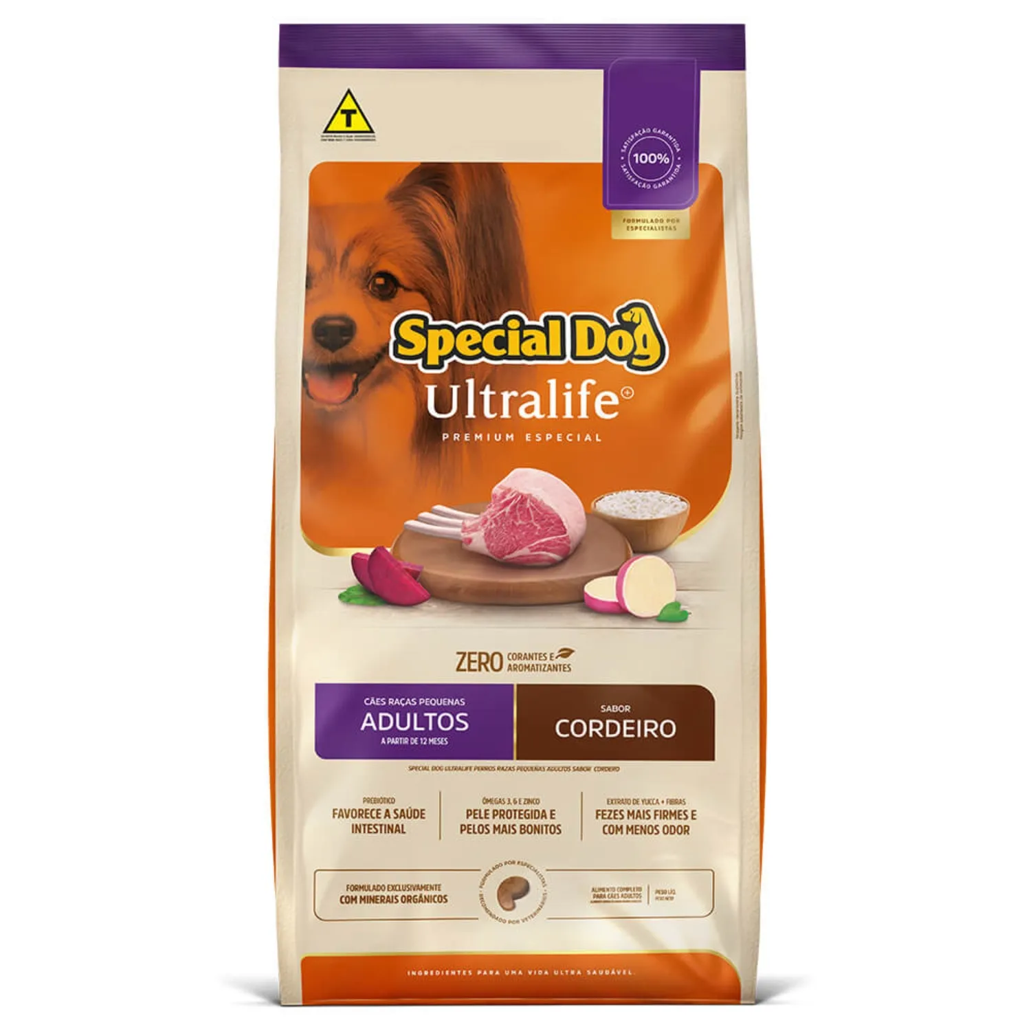Ração Special Dog Ultralife Cães Adultos Raças Pequenas Cordeiro