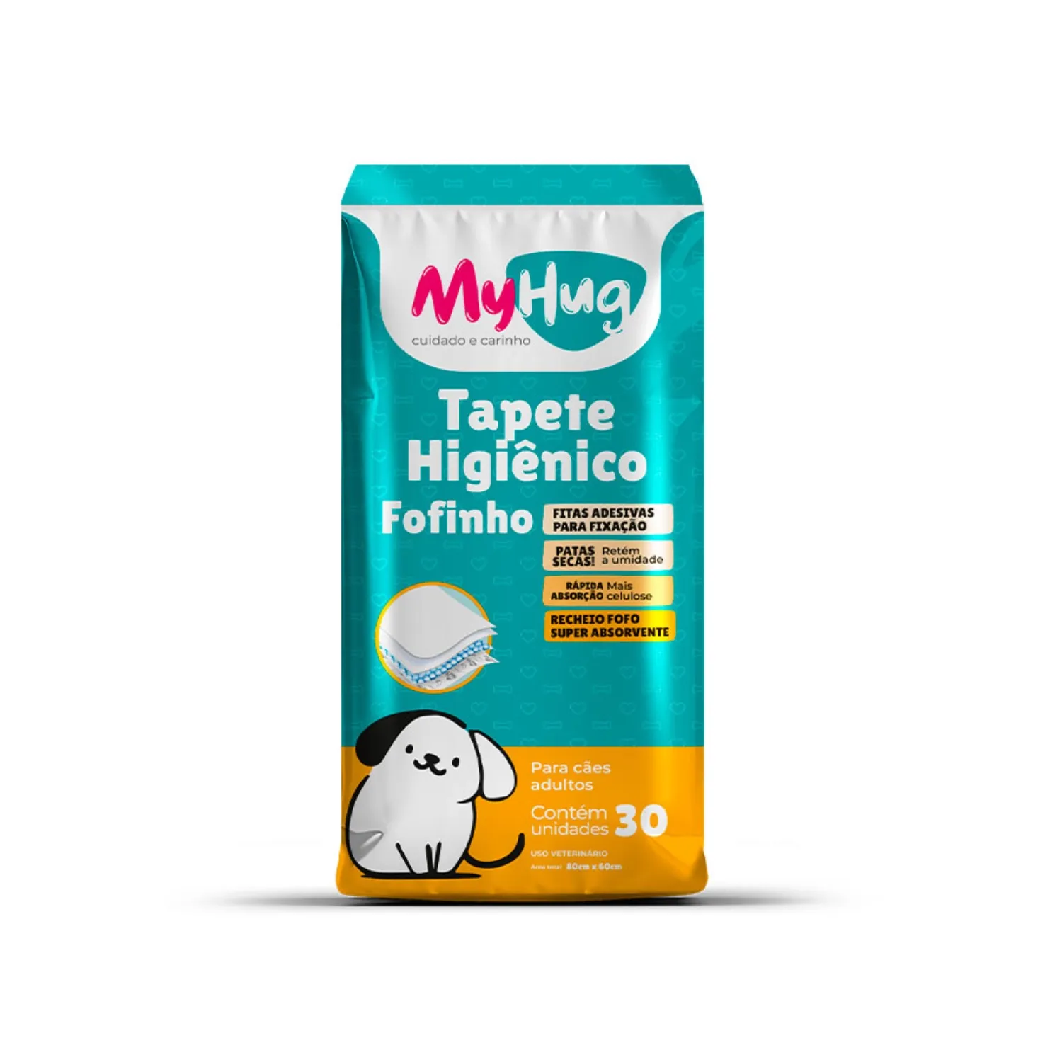 Tapete Higiênico MyHug Fofinho 80x60 cm
