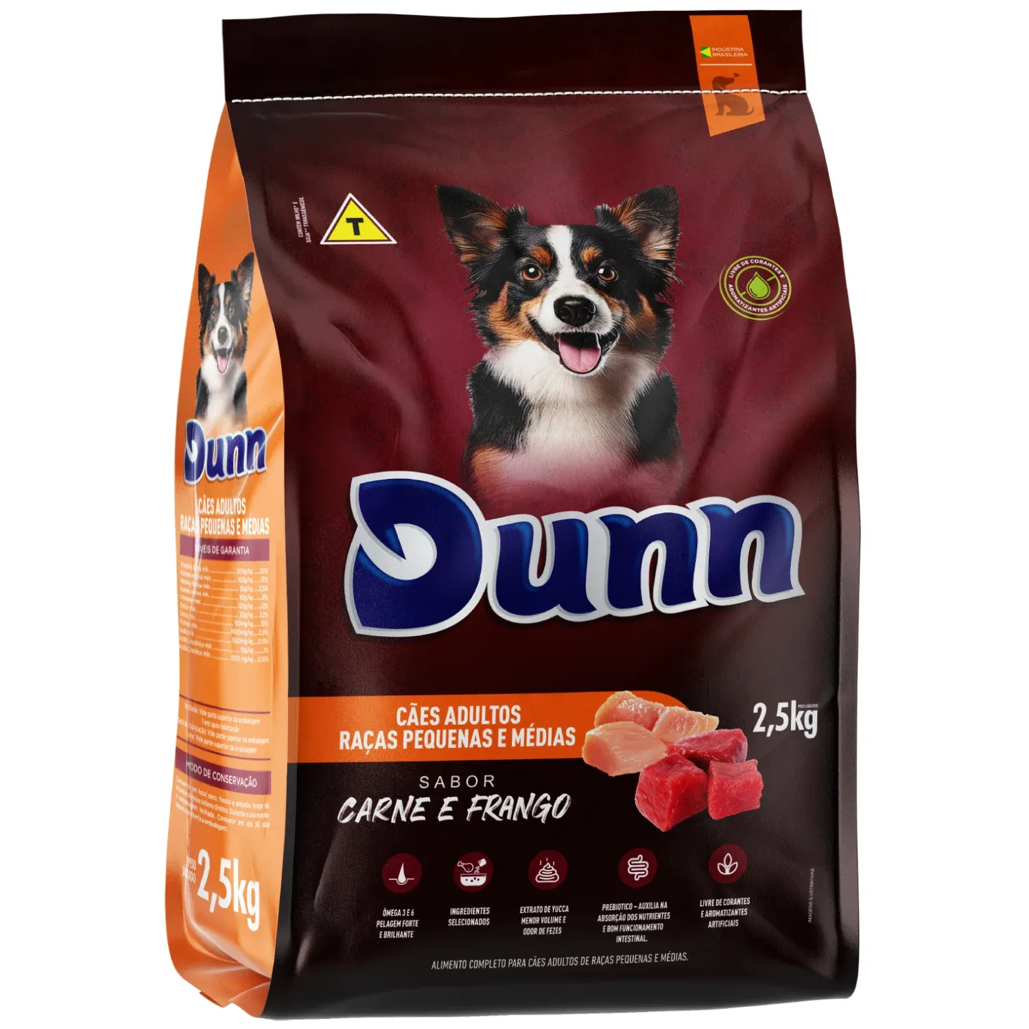 Ração Dunn para Cães Adultos Raças Pequenas e Médias
