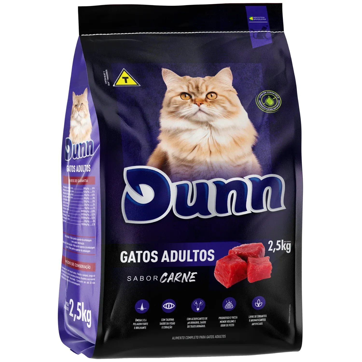 Ração Dunn para Gatos Adultos Carne