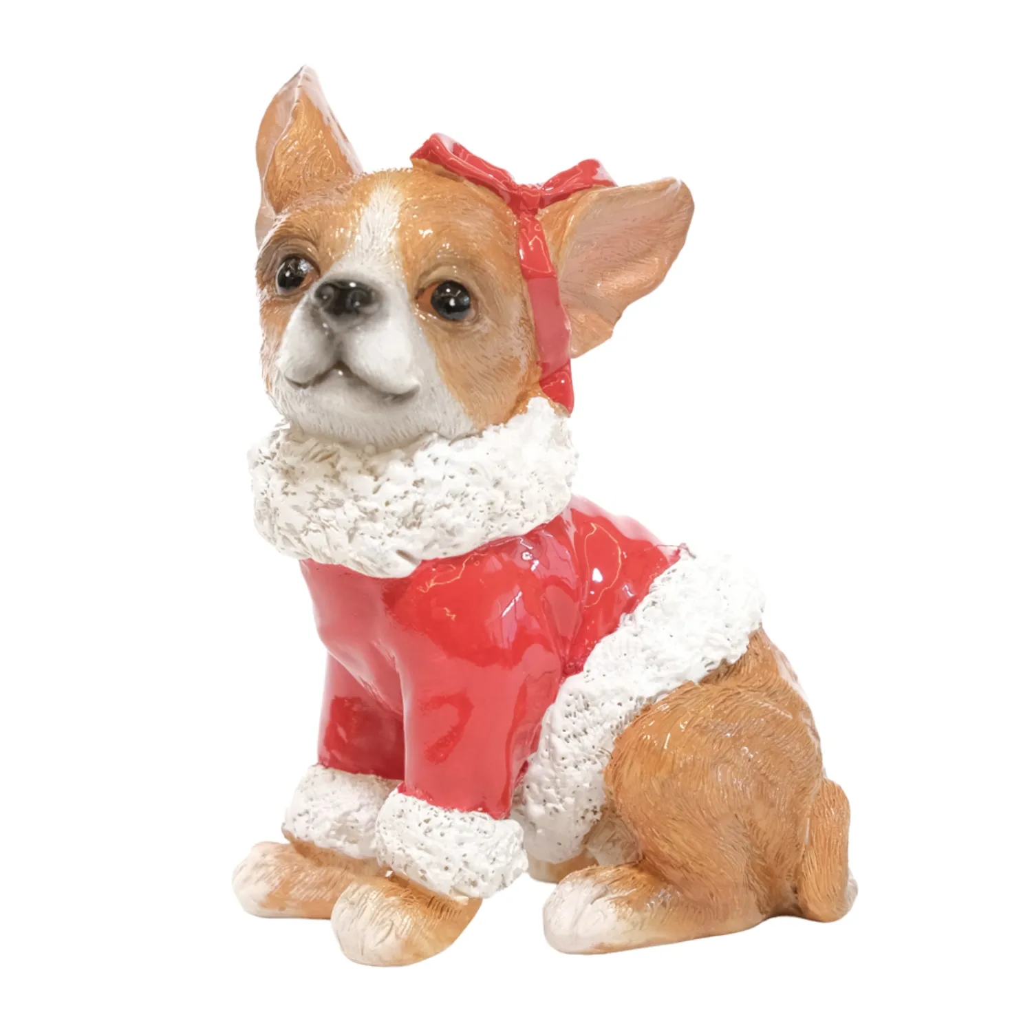 Enfeite Natal Chihuahua Noel Marrom Cromus
