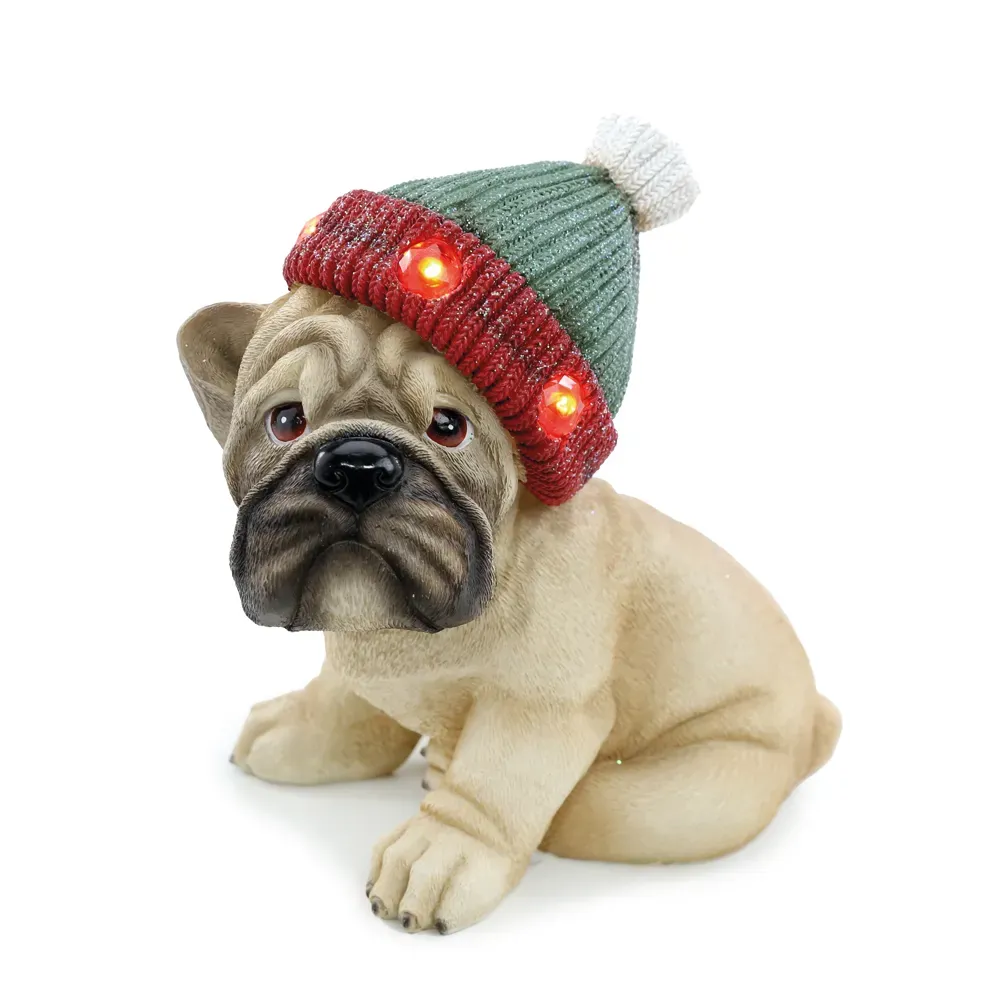 Enfeite Natal Cachorro com LED Cromus