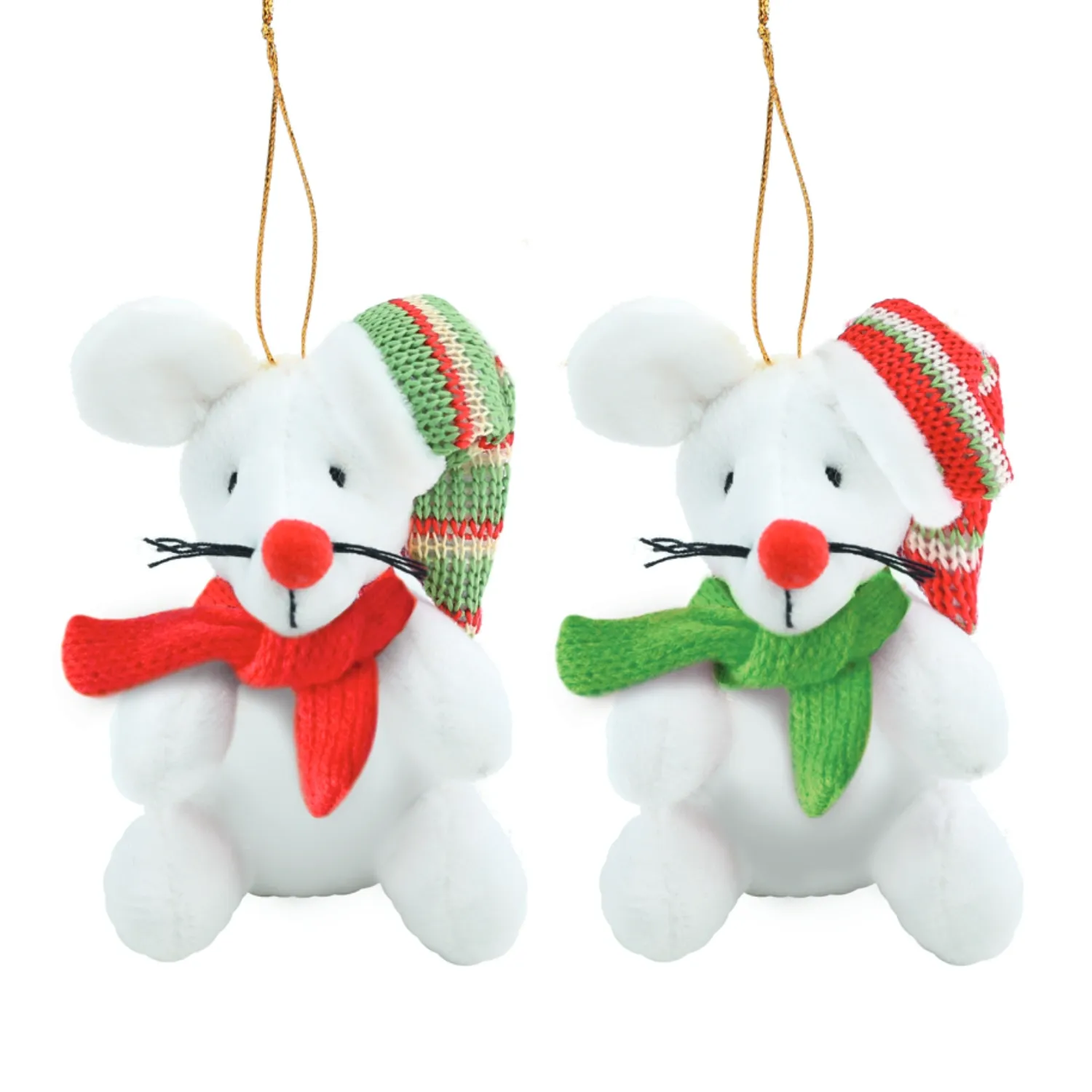 Enfeite Natal Pendente Rato Sortido Cromus
