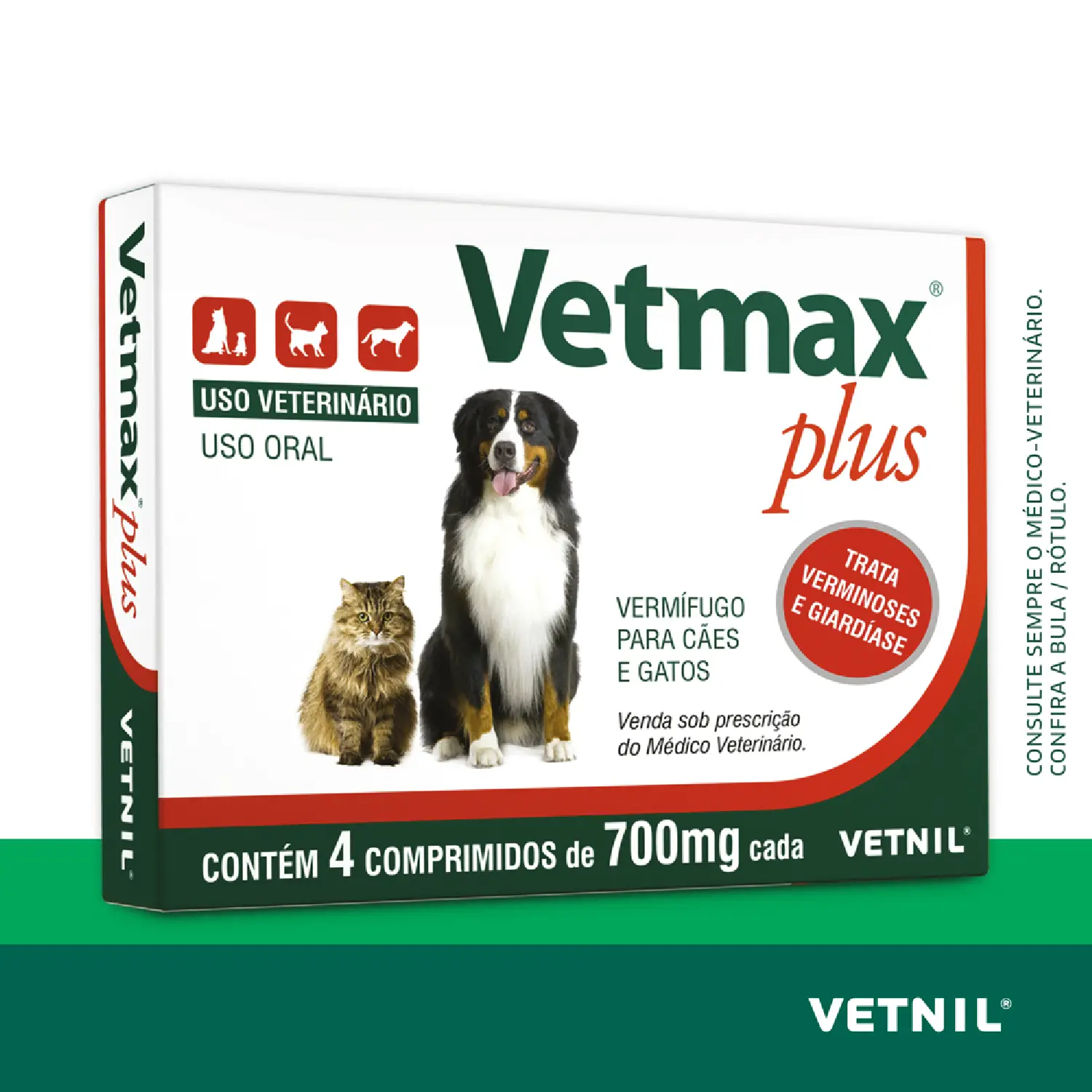 Vermífugo Vetmax Plus Comprimido