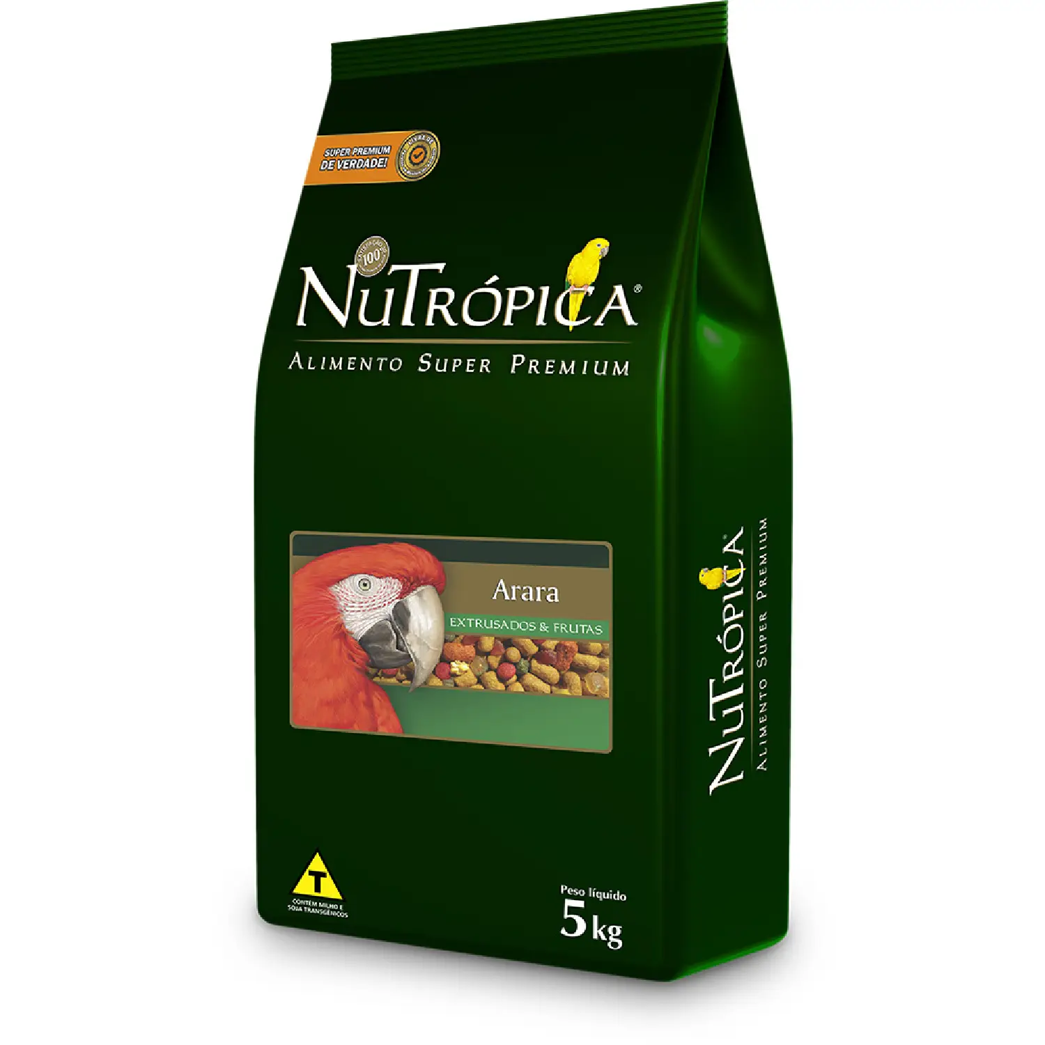 Ração Nutrópica para Araras com Frutas