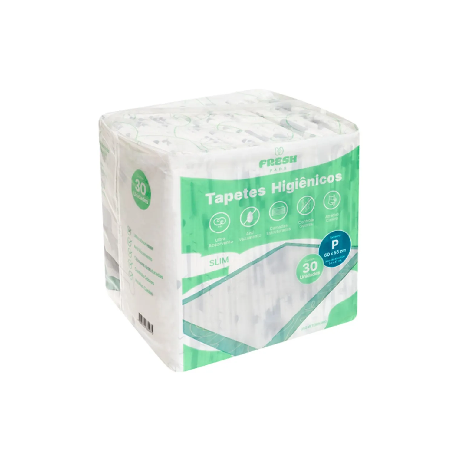 Tapete Higiênico Fresh Pads Slim P 60x55 cm