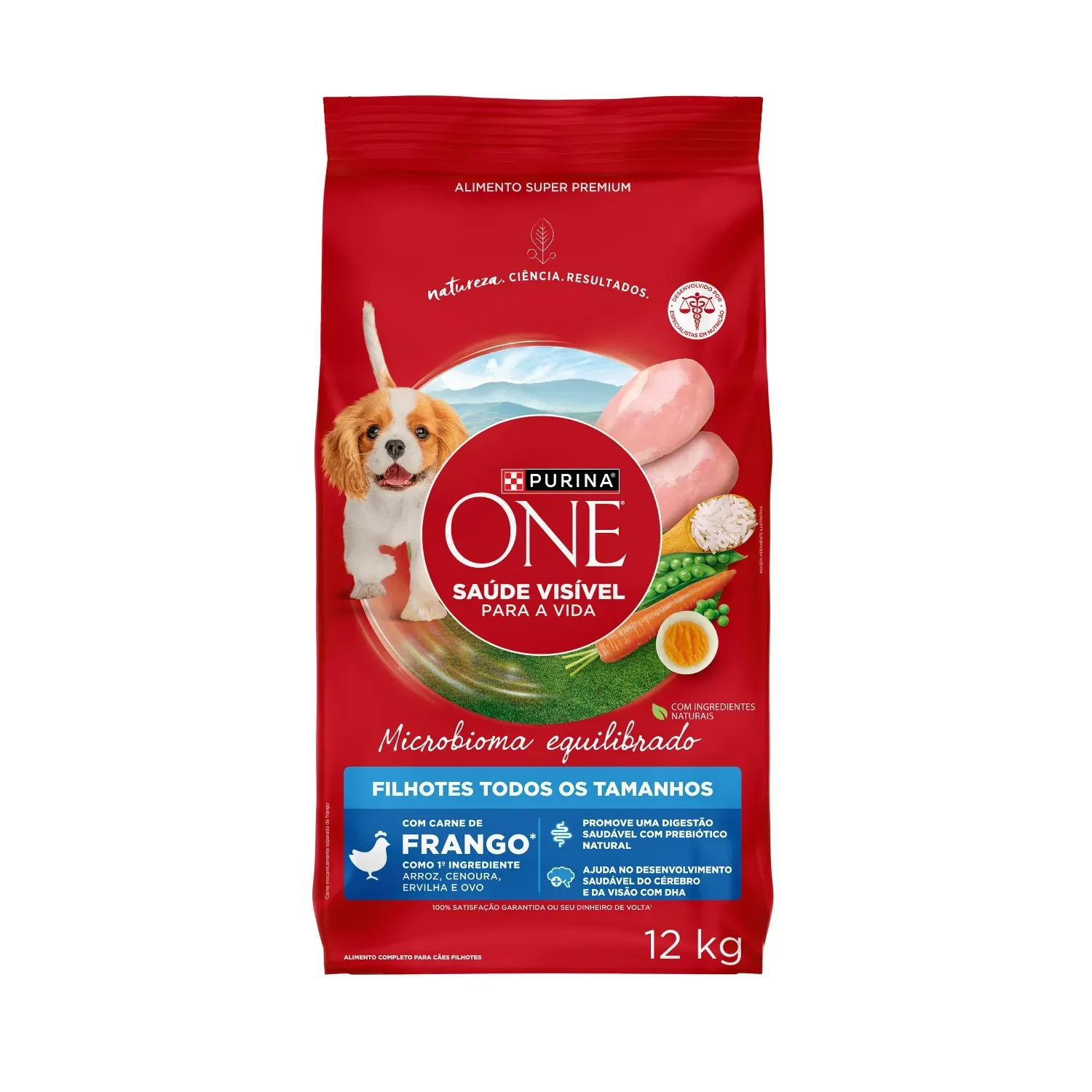 Ração Purina One Microbioma Equilibrado Cães Filhotes Frango