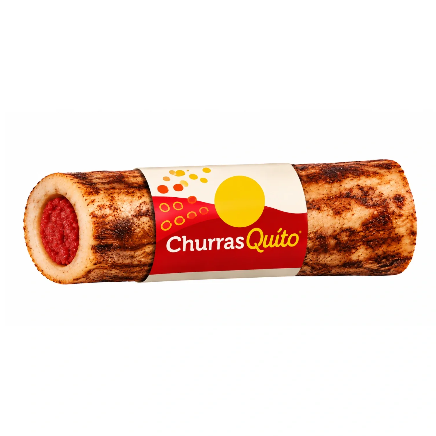 Osso Recheado Churrasquito para Cães Carne