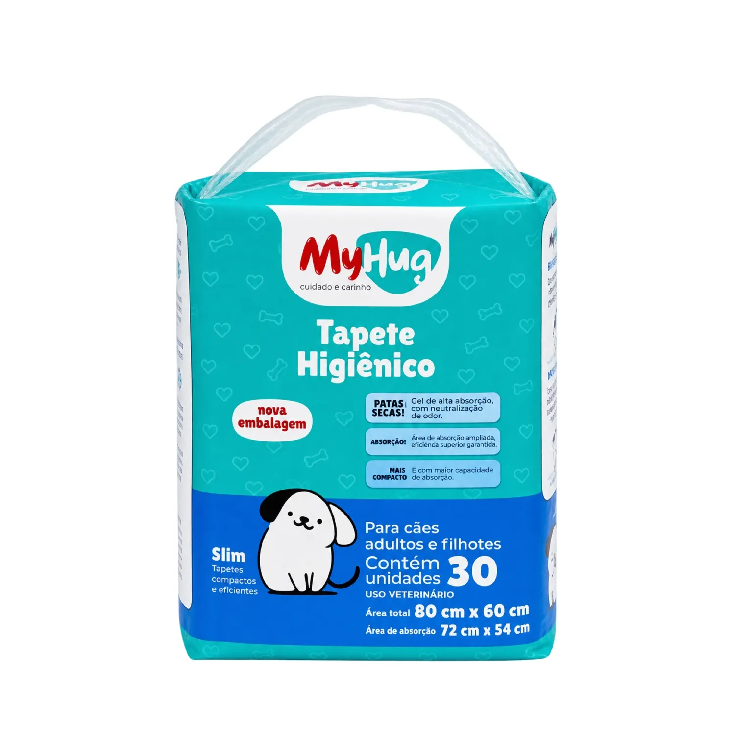 Tapete Higiênico MyHug Slim 80x60 cm