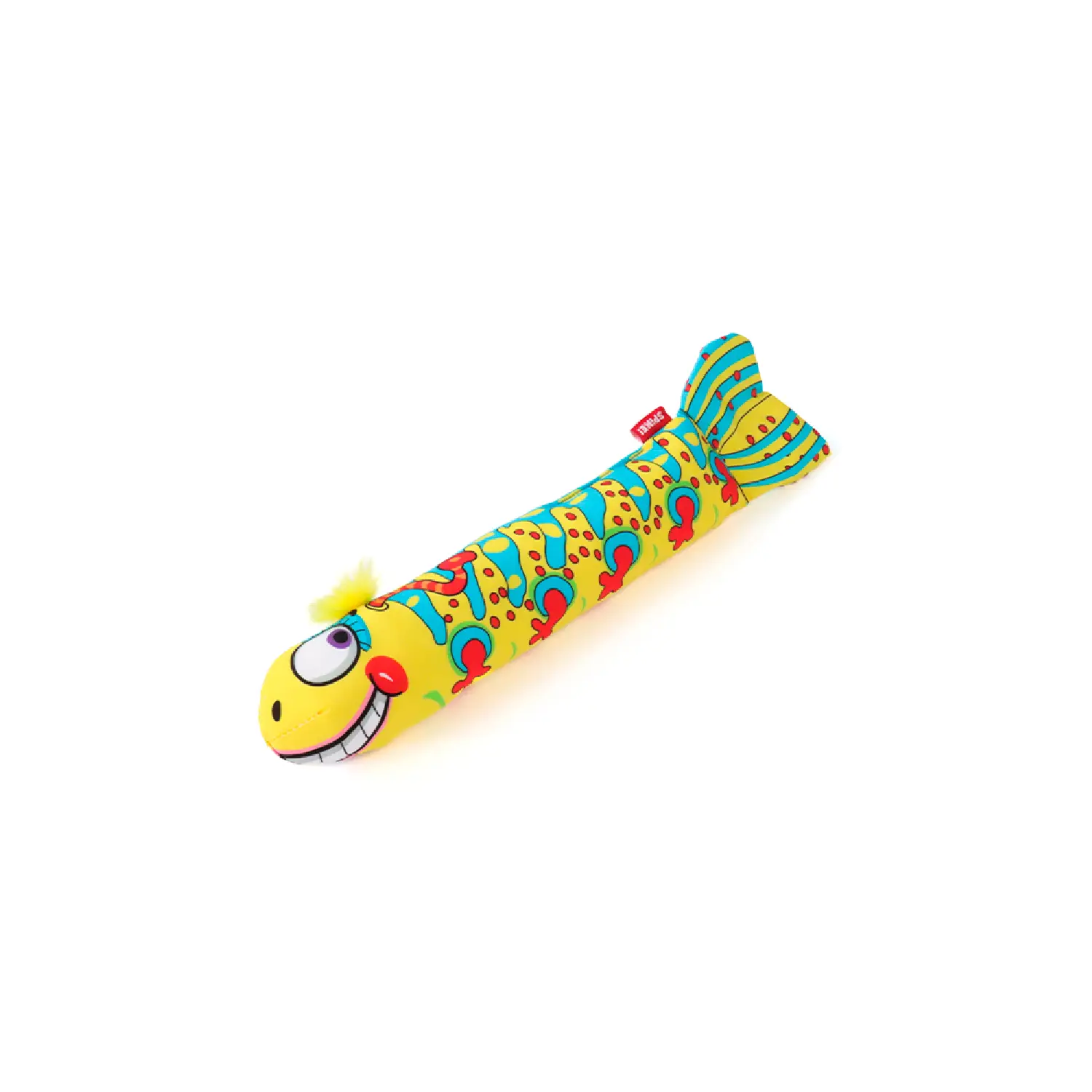 Brinquedo Peixe Wammy com Catnip Fuzz Amarelo