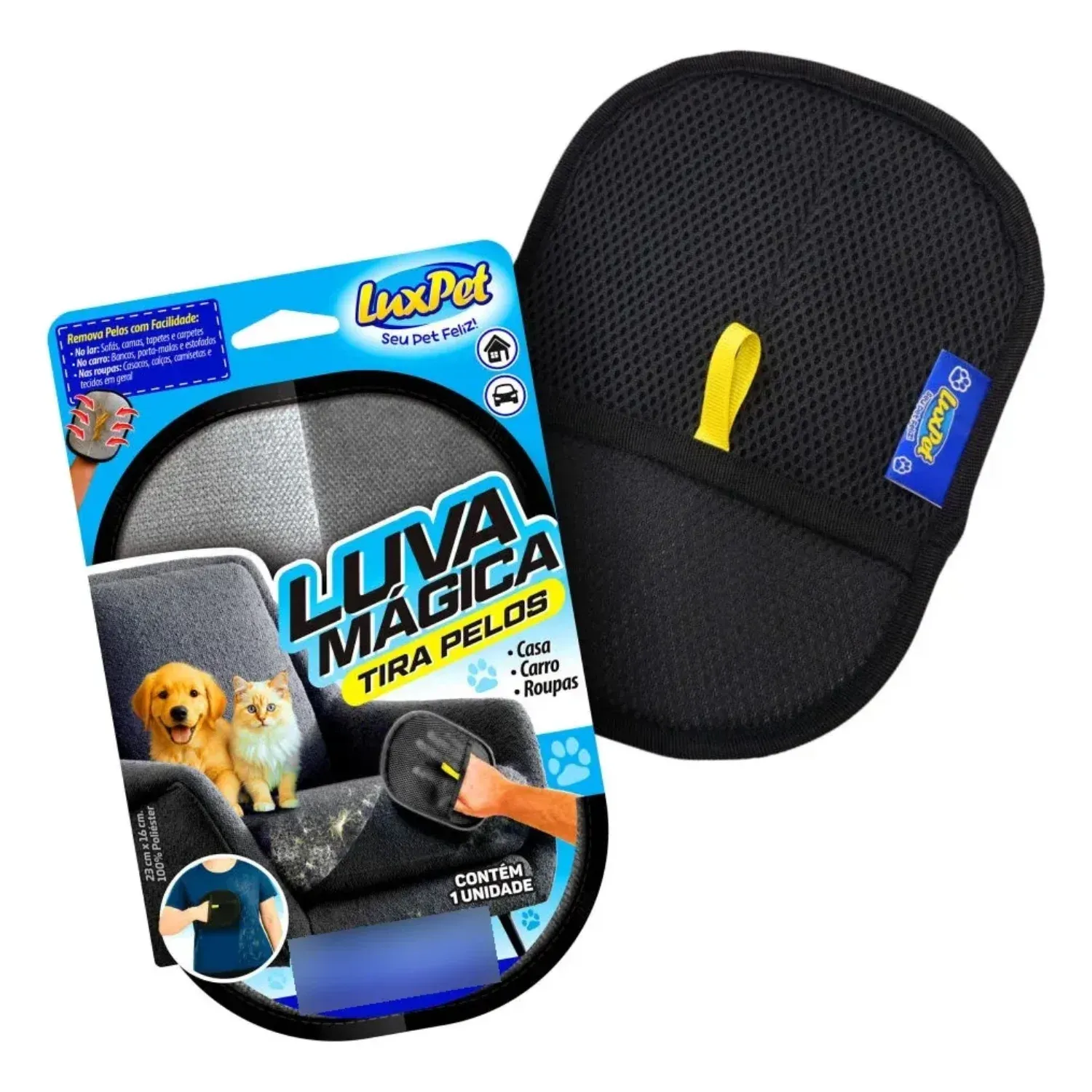 Luva Mágica Tira Pelos LuxPet
