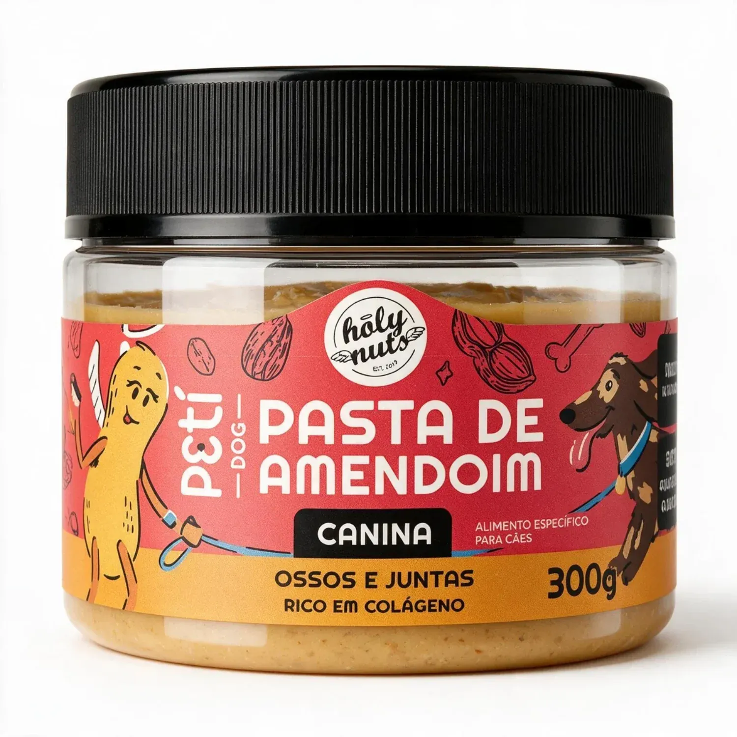 Pasta de Amendoim Ossos e Juntas para Cães Peti Dog