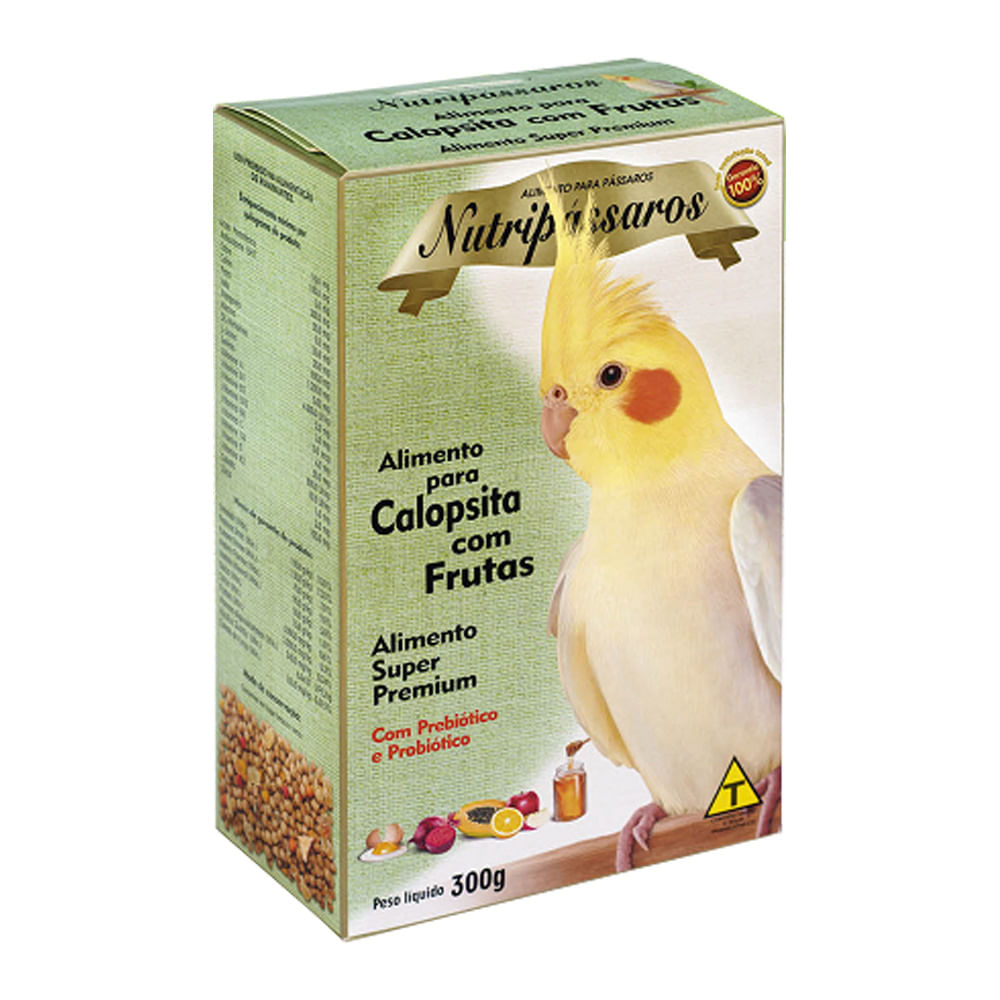 Ração para Calopsita com Frutas Nutripássaros