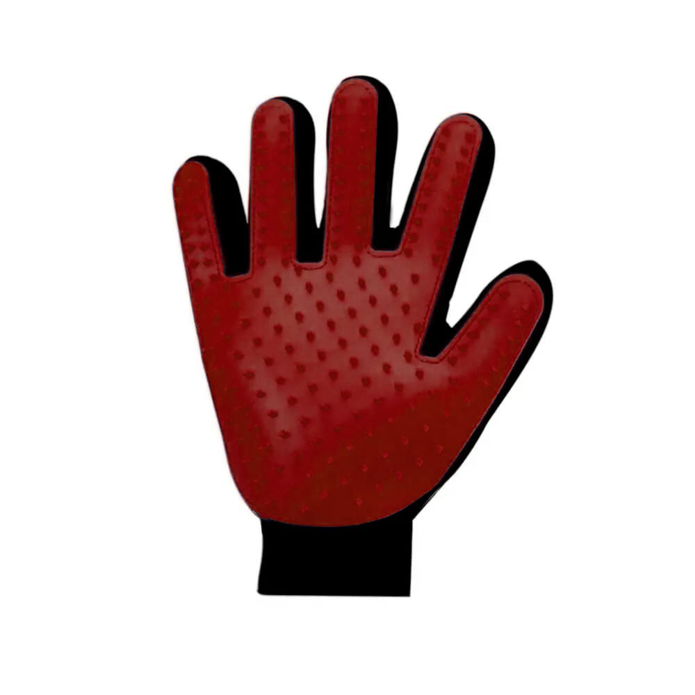 Luva Tira Pelos Vermelha HomePet