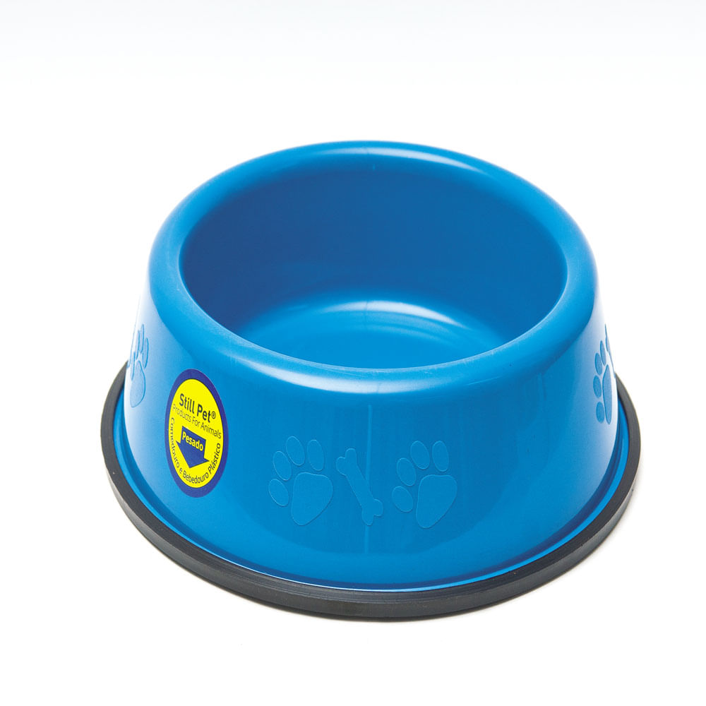 Comedouro e Bebedouro Pesado Still Pet Tudo Pet Azul