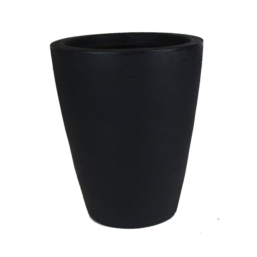 Vaso Cone Riscatto Preto Vasos Vogue