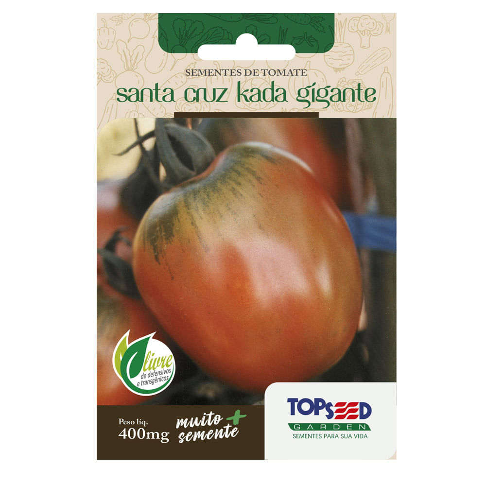 Semente Tomate Santa Cruz Kada Gigante Topseed Garden